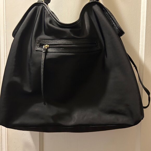 Tory Burch Nylon/Leather Tote - EUC - Picture 1 of 3